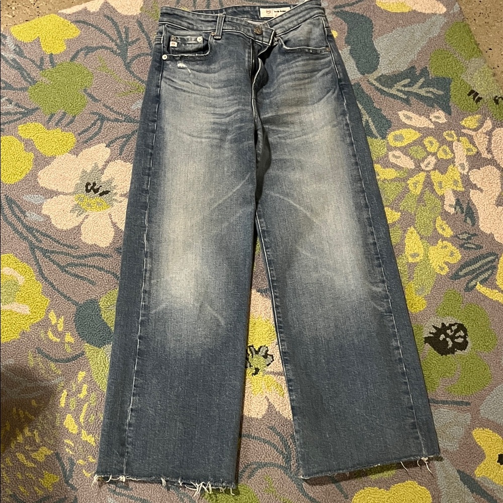 Ag Adriano Goldschmied Light Blue Denim Jeans